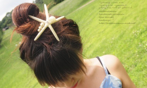 海星髮飾讓日本女孩化身美人魚？今夏就搭配這3種海洋編髮決勝負 美人魚、造型、編髮、髮型、日本