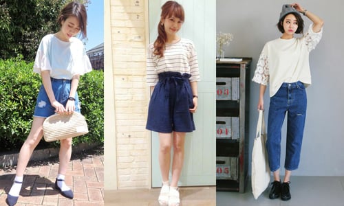 蝴蝶袖見不得人沒關係！日韓寬袖穿搭新流行絕對深得妳心 日本、韓國、五分袖、七分袖、T-shirt