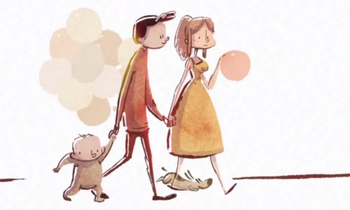 3分鐘看完男孩蛻變成男人的過程！法式清新插畫讓你心有戚戚焉 Floating in My Mind、插畫、小品、人生、縮影、清新、法式、男孩、愛、Hélène Leroux、動畫、氣球、藝術