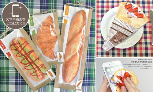 手機油油用可麗餅擦好嗎？超仿真食物螢幕擦拭布 仿真、擬真、螢幕擦拭布、手機、週邊