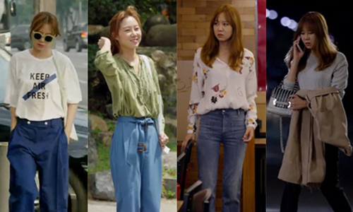 想駕馭寬褲就看她！從孔曉振褲裝look學穿搭技巧 孔曉振、時尚、寬褲、褲裝、穿搭