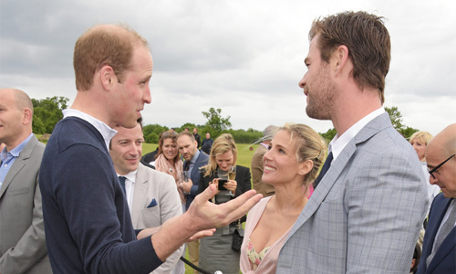妞快報：雷神一家與威廉王子相見歡！女兒臉上只寫著想回家 克里斯漢斯沃、威廉王子、哈利王子、Audi Polo Challenge、印蒂亞