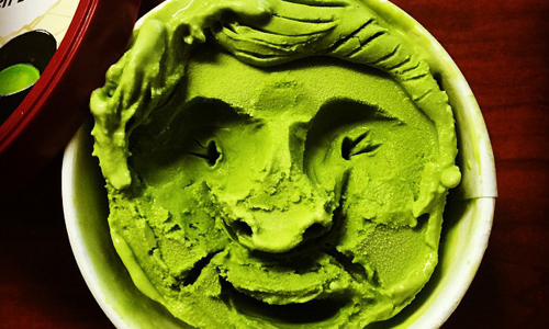 這樣的冰你敢吃嗎？藝術家惡搞冰淇淋讓人止不住笑！ 浅野誠、Makoto Asano、日本、冰淇淋、藝術、甜蜜、人臉、肖像、巧克力、抹茶、Häagen-Dazs、藝術