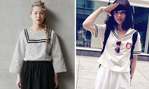 想穿水手服但又怕看起來像情趣內衣？掌握這5招讓你放心穿上街 水手服、海軍風、長裙、長襪、白襪