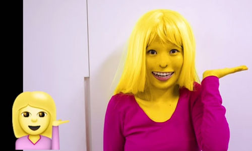 真人版emoji長這樣？顏文字真人化醜得讓人留下陰影 Emoji、顏文字、Cosplay、表情符號