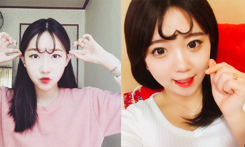 告白賣萌一次滿足！日韓少女秒殺男孩心的萌系自拍風潮 하트앞머리、ハートの前髪、新、愛心、自拍