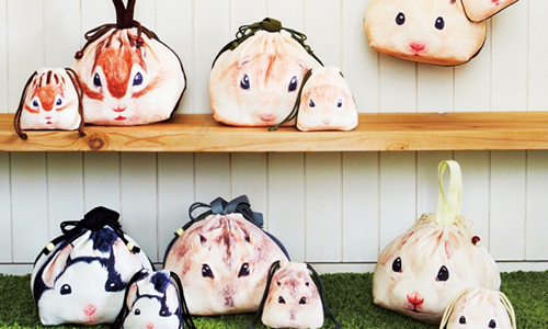 倉鼠大頭「袋」著走！大鼠小鼠變身束口袋令人好想餵食 倉鼠、花栗鼠、新鮮貨、YOU+MORE!