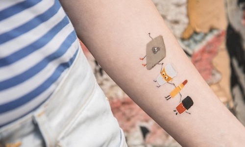 紋身讓你更勾錐？可愛刺青店Tattoo Tattaa只賣萌不討皮痛 刺青、紋身、刺青貼紙、紋身貼紙、插畫Tattoo Tattaa