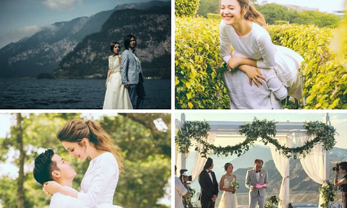 妞快報：「雙莎」用滿滿幸福逼哭你！瑪莎、瑞莎海島森林婚紗照搶先曝光 妞快報、幸福、婚照、婚紗照、婚紗