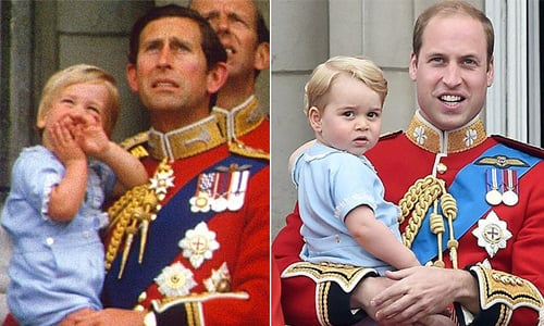 連澳賭賭的嘴臉都一樣！小喬治和他爸真的一模模一樣樣的鐵證在此 小喬治、伊莉莎白二世、萌、可愛、閱兵、慶典