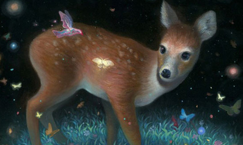 看完好想住在森林裡！畫家筆下的夢幻治癒系動物 Kisung Koh、畫、森林、動物、治癒