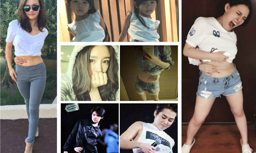 你也能反手摸到肚臍嗎？就連EXO也「瘋」迷的亞洲「炫腹潮」 肚臍、炫腹、風潮、微博、藝人