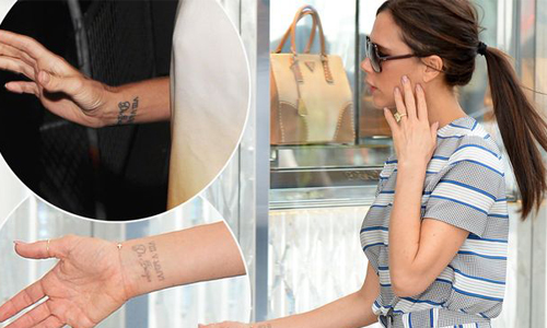 拼錯字也太北七了吧！讓明星後悔、雷射刺青的背後原因大公開 刺青、雷射、tattoo、雷射刺青、維多利亞貝克漢