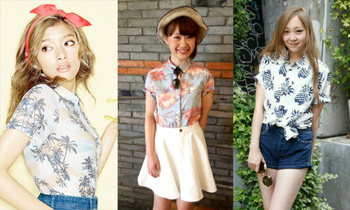 誰說只有度假才能穿？夏季限定的印花上衣穿搭Tips 穿搭、時尚、印花、夏天、2015