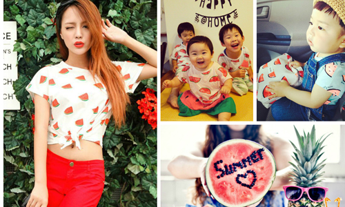 西瓜時尚全面入侵？！跟著櫻花妹穿上一身沁涼 日本、流行、夏季、西瓜