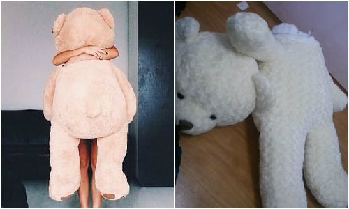 熊布偶居然慘遭斷頭！韓國情侶分手竟然把大熊熊... 韓國、情侶、分手、禮物、男女