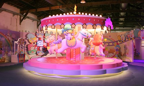 闖入童話世界的隧道！直擊療癒系「My Melody & LittleTwinStars夢幻特展」 愛玩妞、妞直擊、三麗鷗、Melody、美樂蒂、LittleTwinStars、Kiki&Lala、特展、40周年、夢幻、可愛