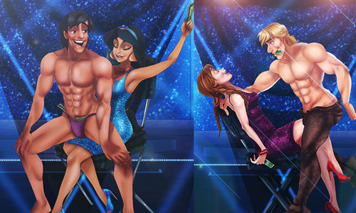 王子大跳脫衣舞玩超開！肌情四射的迪士尼版《舞力麥克》 Isaiah Stephens、脫衣舞、迪士尼、肌情、王子