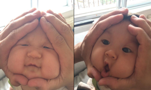 嘴邊肉可以捏成軟Q飯糰？！一秒讓眾生被萌壞的新招竟然是…… 寶寶、飯糰、胖、胖寶、萌壞