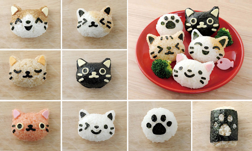 不能養貓就自己做？超萌喵星人飯糰讓你捨不得吃下肚 貓咪、貓、喵星人、可愛、飯糰、料理、海苔