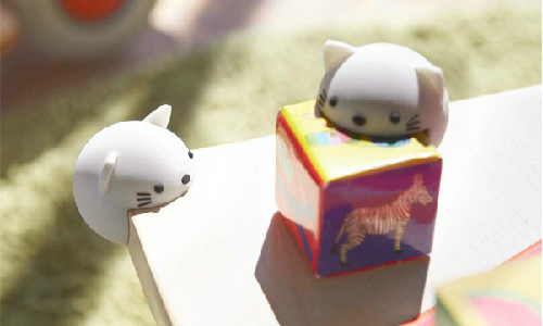 貓咪變身小精靈一口吃掉積木？能咬住任何小物萌萌動物桌角套 貓、動物、青蛙、熊、桌角、日本、小物、防撞、可愛、療癒