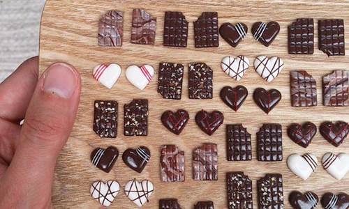 一秒就能勾起你的食慾！超美味的迷你食物模型圖集 Stéphanie Kilgast、藝術、美味、袖珍、食物、甜點、水果、蔬菜、巧克力、模型、法國、點心、餅乾、水果塔、藝術