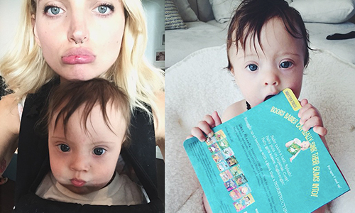 有愛就無礙！模特兒媽媽與唐寶寶的可愛生活 Instagram、IG、溫馨、寶寶、小孩、唐寶寶