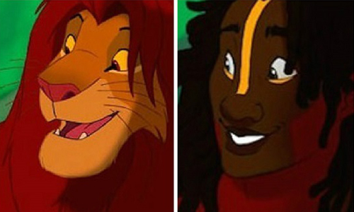 《獅子王》辛巴變成人類還是一樣帥嗎？迪士尼動物主角擬人特輯 獅子王、辛巴、變成、人類、迪士尼、動物、主角、擬人、特輯、Pugletto