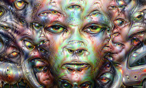 眼球與異形詭異交纏 Google智能機器人的「夢」讓你夜不成眠 google、人工智能、deep dream、夢、作夢、夢境、深層、認知、認知行為