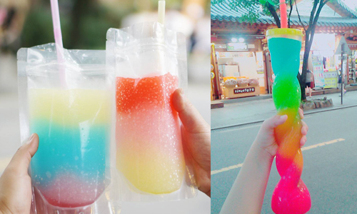 《學校2015》也有出現類似款？！韓國超人氣「彩虹冰沙包」徹底融化少女心 愛玩妞、流行、韓國、風潮、彩虹