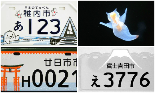 海天使在我的車牌上耶！日本各區限定特色車牌 日本、車牌、限定、特色、北海道、稚内市、北斗市、宮城、川崎町、秋田、横手市、福島、須賀川市、山梨、富士吉田市、三重、亀山、広島、廿日市市