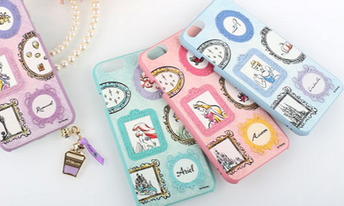 讓你的手機化為宮廷藝廊！迪士尼公主夢幻3D畫框手機殼 手機殼、迪士尼、公主、夢幻、立體、3D