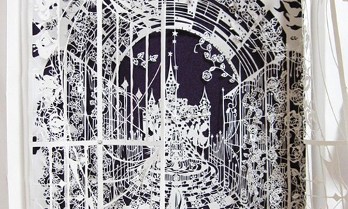 只需要雕刻刀與一張紙就能雕出城堡？日本紙雕家的華麗創作超驚人 立體、紙雕、藝術、SouMa、日本、藝術