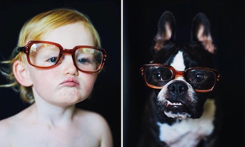 小孩與毛小孩的可愛對決！女孩與狗展開100天PK計畫 小孩、狗、毛小孩、攝影、Jesse Holland