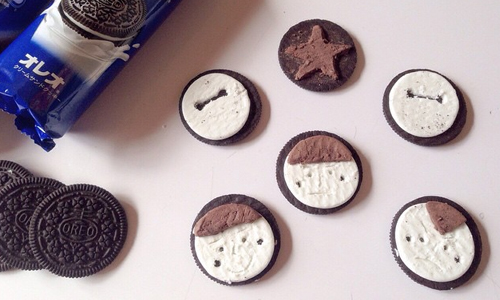 誰還在舔一舔泡一泡！日本網友瘋傳自製超可愛OREO藝術 奧利奧、OREO、巧克力、奶油、甜點