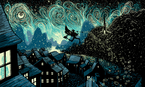 根本是梵谷再世！媲美星空般燦爛的眩目畫作超驚人 梵谷、星空、斑斕、鮮豔、浪漫