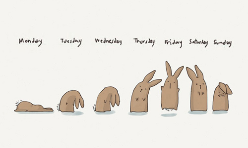 小萌兔的生活哲學！舒壓插畫「小兔子大世界」讓你會心一笑 插畫、繪畫、可愛、療育、兔子、日常、生活、幽默