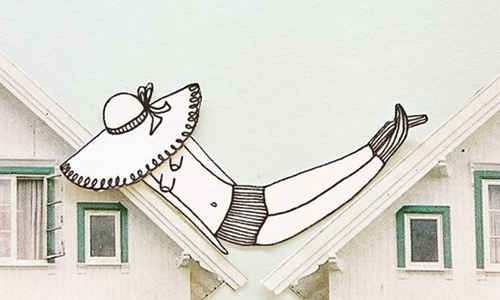 來自挪威的新鮮視野！異材結合的簡筆生活畫 Malin Hjorth、異材結合、生活、簡單、簡筆畫 、藝術