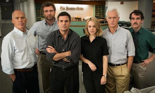 這卡司陣容直接衝奧斯卡了啦！《驚爆焦點》揭發天主教性醜聞 Spotlight、瑞秋麥亞當斯、馬克盧法洛、米高基頓、性醜聞