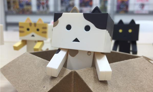 紙箱人多了貓耳？「貓耳阿愣」萌度破表 貓耳阿愣、ニャンボー、阿愣、ダンボー、日本、四葉妹妹、紙箱人