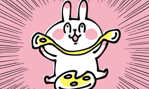 你們這麼沒偶像包袱真的可以嗎？兔兔跟P助不計形象貼圖來啦！ Kanahei、兔兔、P助、可愛、貼圖