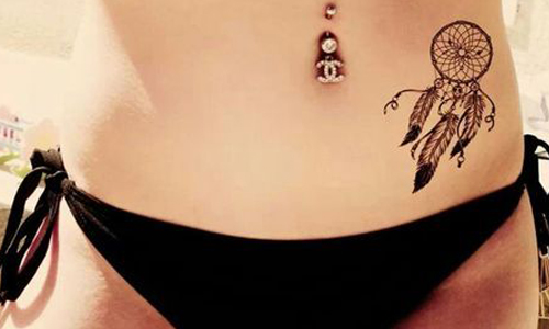 來自北美的神祕護身符！柔美不失性感的捕夢網刺青 捕夢網、刺青、浪漫、柔美、夢幻
