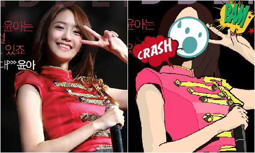 真的不是在整潤娥嗎？驚悚度極高的偶像塗鴉 潤娥、林潤娥、임윤아、YoonA、韓國