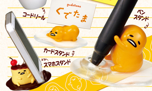 用股溝夾名片是哪招！蛋黃哥變身辦公室小幫手竟然超能幹 蛋黃哥、ぐでたま、辦公室、上班、辦公桌