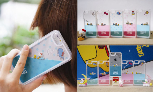 韓妞的新寵就是它！Hello Kitty游來游去雙色手機殼 手機、週邊、手機週邊、手機殼、游來游去