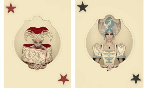 如果鬼牌變成人？暗藏微妙象徵意義的真人化撲克牌 Christian Tagliavini、撲克牌、Carte、攝影、肖像