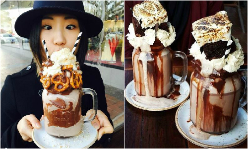 女孩愛吃的料全都在這杯！澳洲比臉大超豪華奶昔新登場！ 澳洲、奶昔、Pâtissez、instagram、美食、甜點、豪華、熱量、Patissez