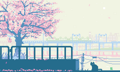 想感受清新淡雅的日式生活？超有日劇感的復古8位元動畫 8位元、8-bit、日本、動畫、生活、日常、1041uuu、藝術