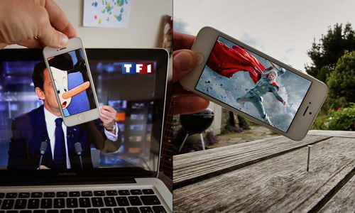 用迪士尼梗玩錯位遊戲！手機一擺瞬間變天的幽默攝影 francoisdourlen、Instagram、搞笑、幽默、攝影、創意、藝術