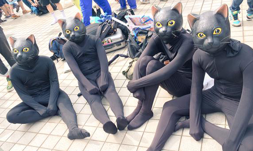 這根本是異形聚會吧！日本同人誌販售會場外有事cosplay大集合 Comic Market、CM、Comiket、C88、角色扮演